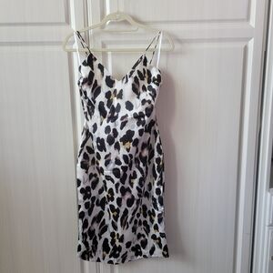 Superdown Leopard Print Mini Dress